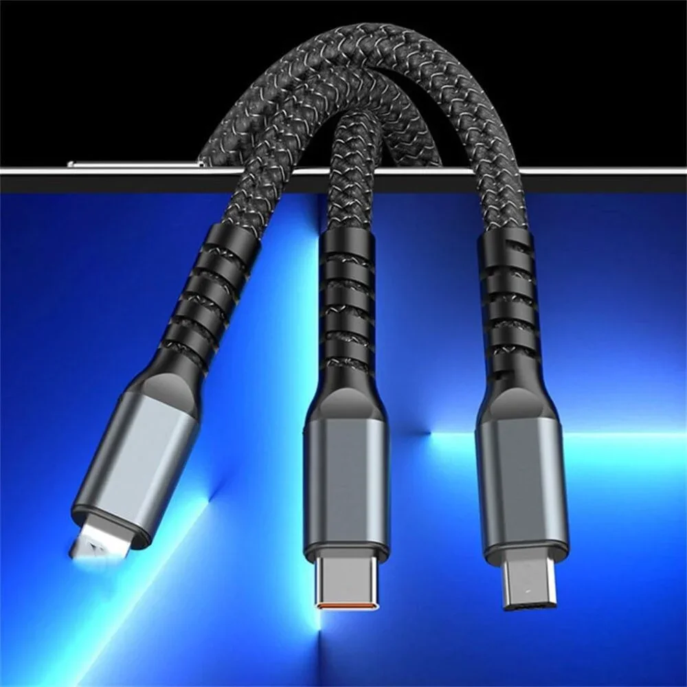 Super Fast Charging 3-in-1 Data Cable